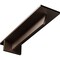 Ekena Millwork Heaton Hidden Support Steel Bracket w/ 8" Support Depth, Hammered Dark Bronze 3"W x 12"D x 2"H BKTM03X12X02HEHDB - alternate 1